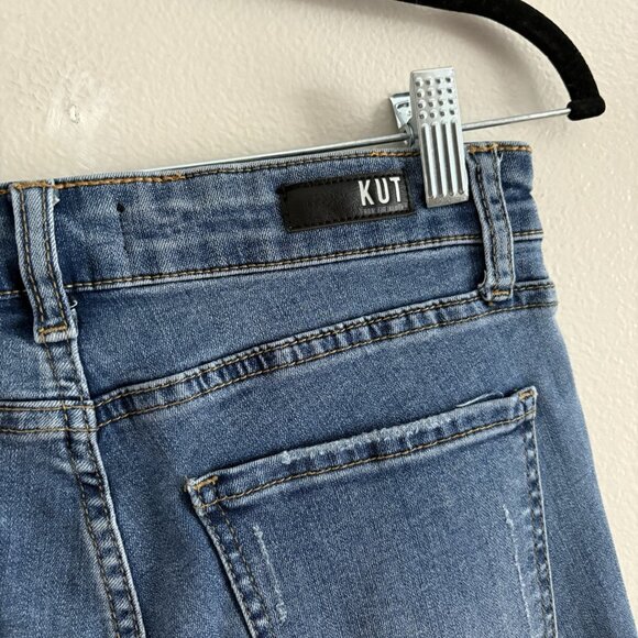 Kut From The Kloth Women 2 Connie Ab Fab High Waist Frayed Crop Skinny Jeans - Picture 10 of 12